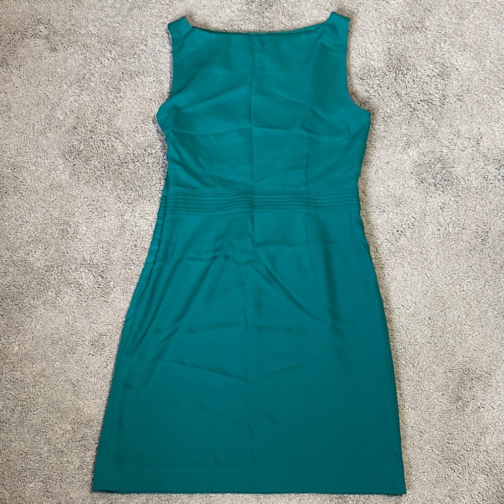 Banana Republic Petite Teal Sleeveless Dress - Picture 3 of 5
